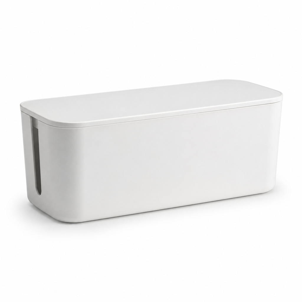 Boîte de Rangement pour Câbles avec Couvercle