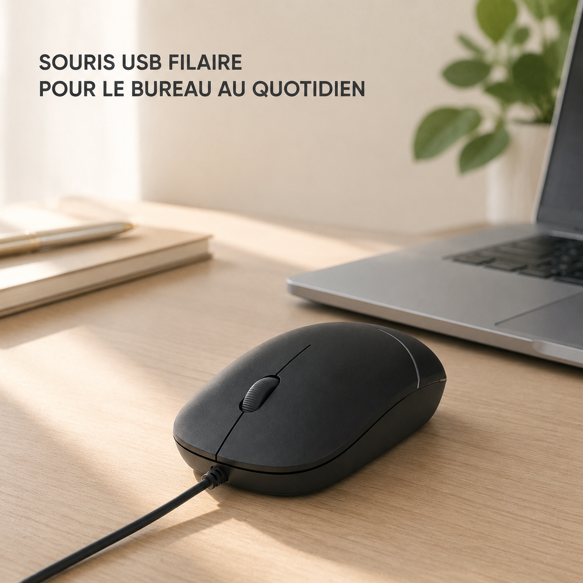 Souris USB Filaire Ambidextre 3 Boutons
