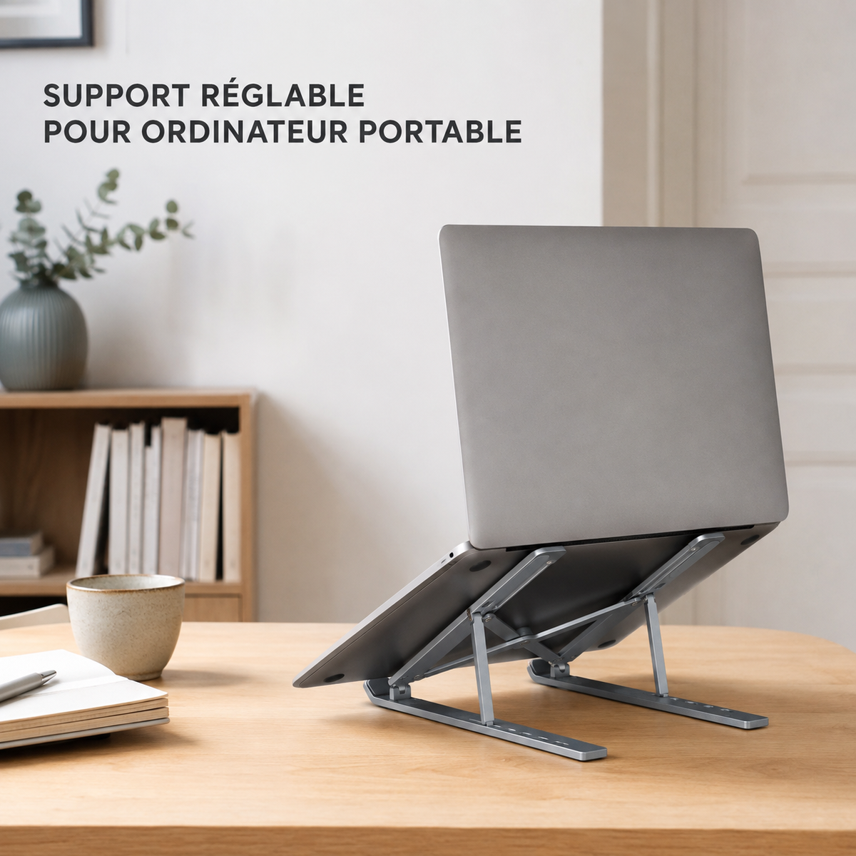 Support Réglable pour Ordinateur Portable en Aluminium