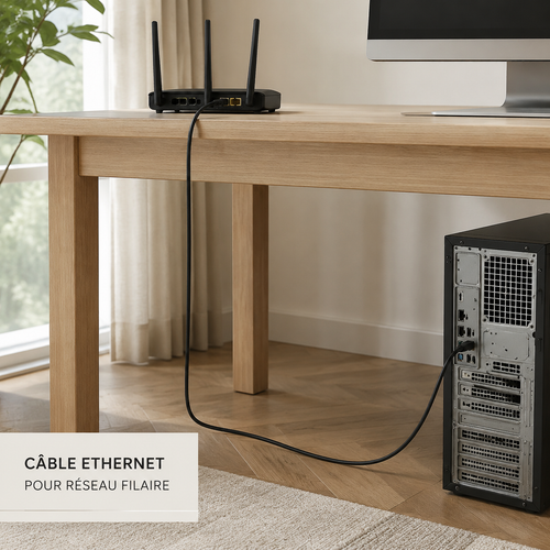 Câble Réseau Ethernet RJ45 Catégorie 6 – 3 m