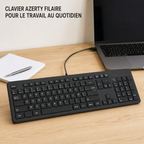 Clavier Filaire AZERTY Compact USB