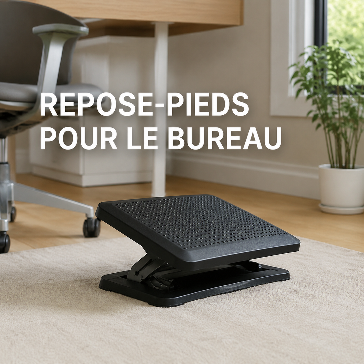 Repose-Pieds Réglable de Bureau