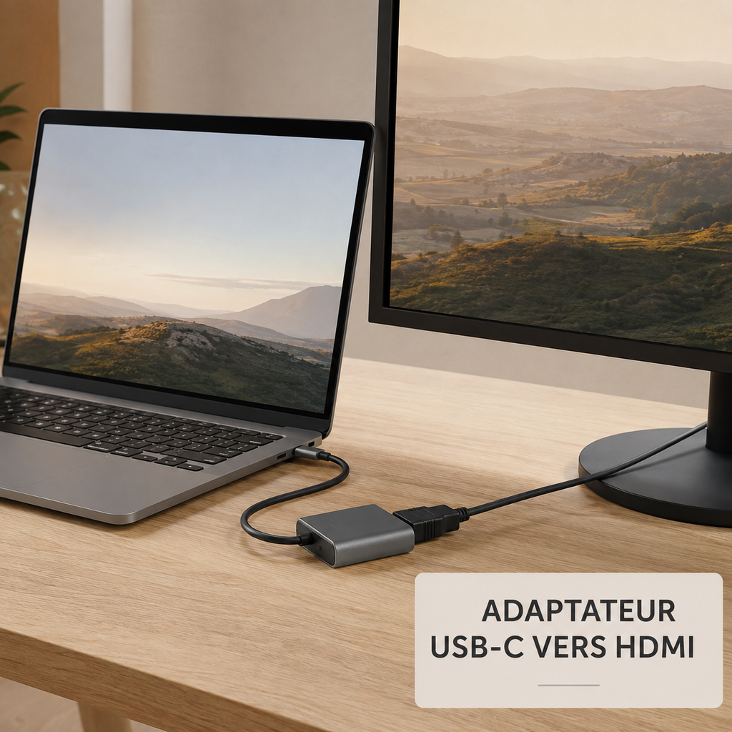 Adaptateur USB-C vers HDMI 4K