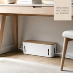 Boîte de Rangement pour Câbles avec Couvercle