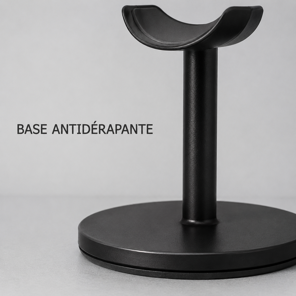 Support de Casque de Bureau avec Base Antidérapante