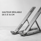 Support Réglable pour Ordinateur Portable en Aluminium