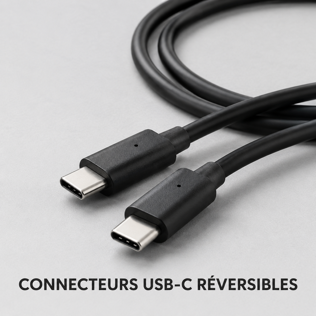 Câble USB-C vers USB-C 1 m
