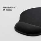 Tapis de Souris avec Repose-Poignet en Mousse