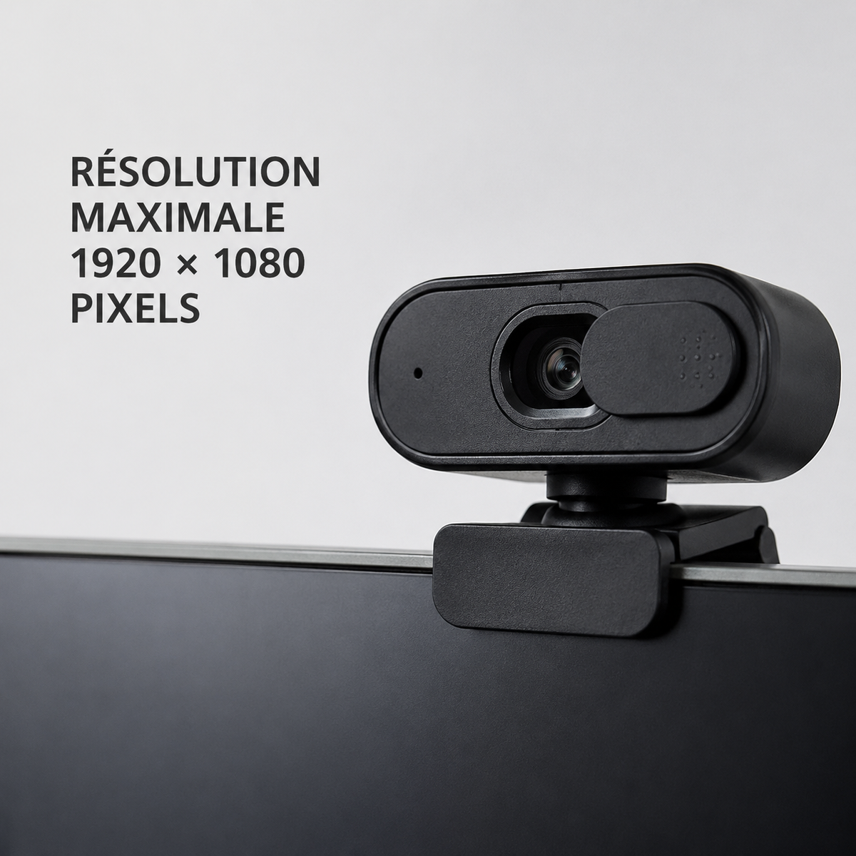 Webcam USB 1080p avec Cache de Confidentialité