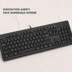 Clavier Filaire AZERTY Compact USB