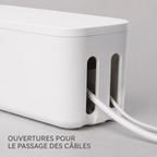 Boîte de Rangement pour Câbles avec Couvercle