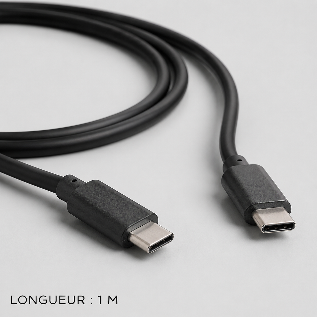 Câble USB-C vers USB-C 1 m