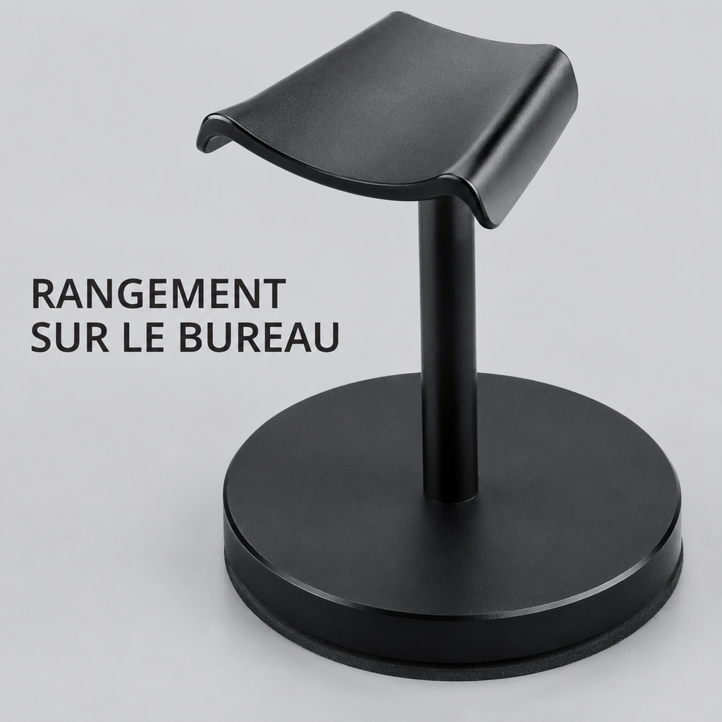 Support de Casque de Bureau avec Base Antidérapante