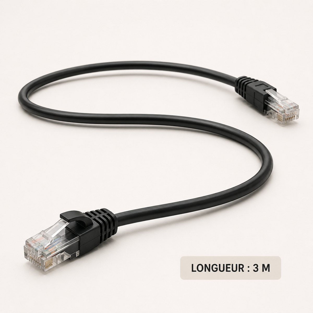 Câble Réseau Ethernet RJ45 Catégorie 6 – 3 m