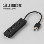 Hub USB-A à 4 Ports