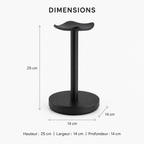 Support de Casque de Bureau avec Base Antidérapante