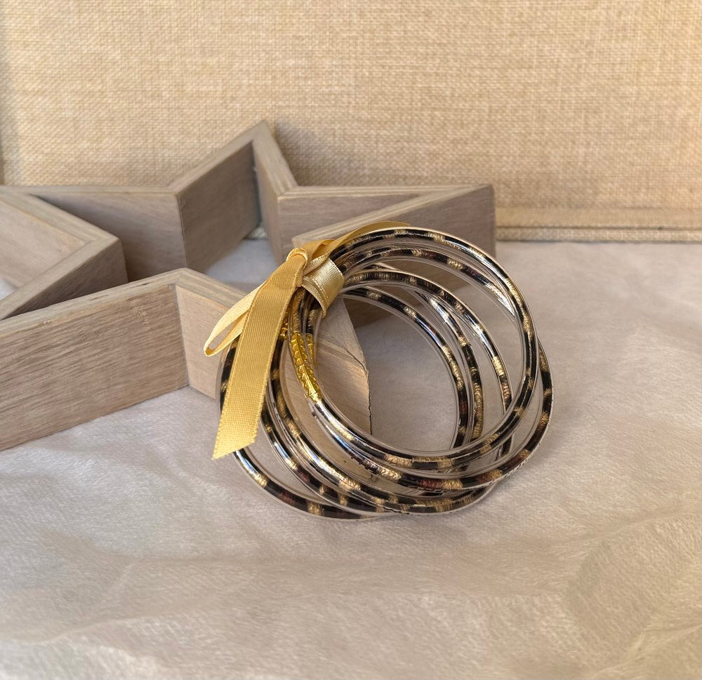 Bracelet Jonc Léo doré